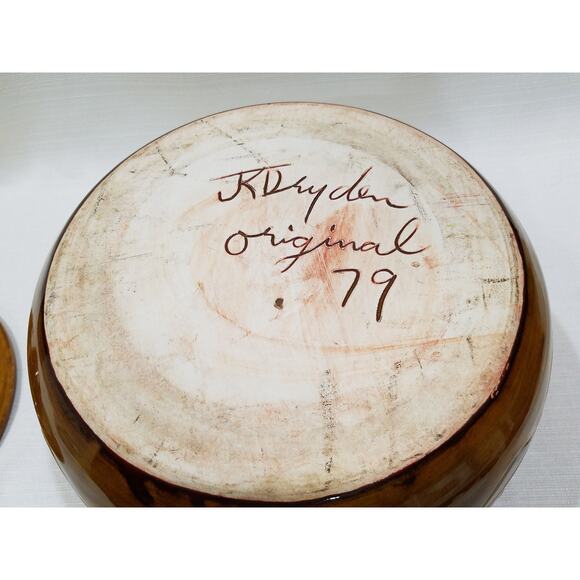 Vintage Dryden Original '79 Clay Bean Pot - Picture 7 of 10